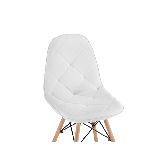 Деревянный стул Kvadro 1 white / wood