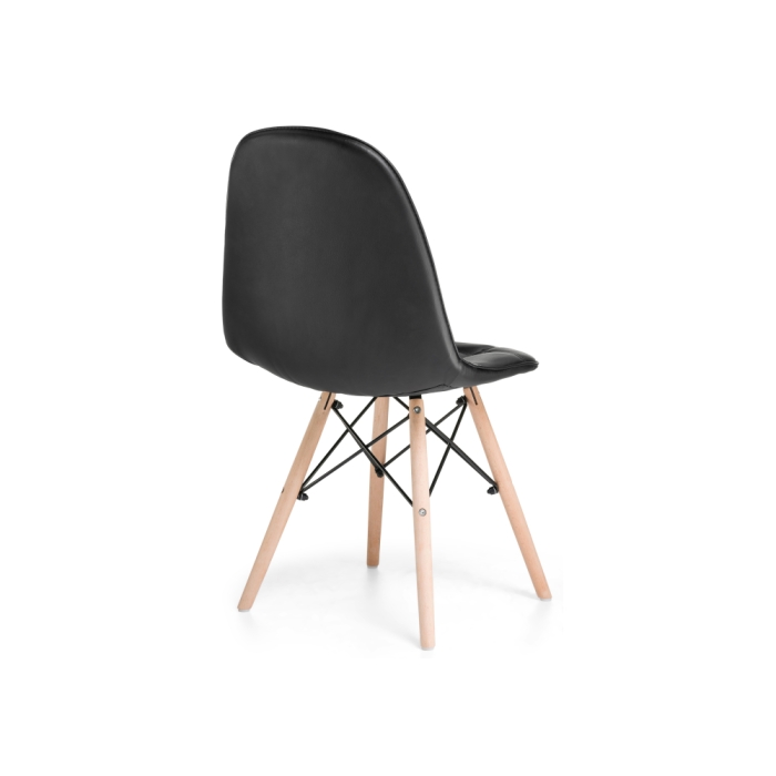Деревянный стул Kvadro black