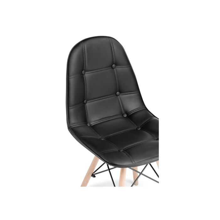 Деревянный стул Kvadro black