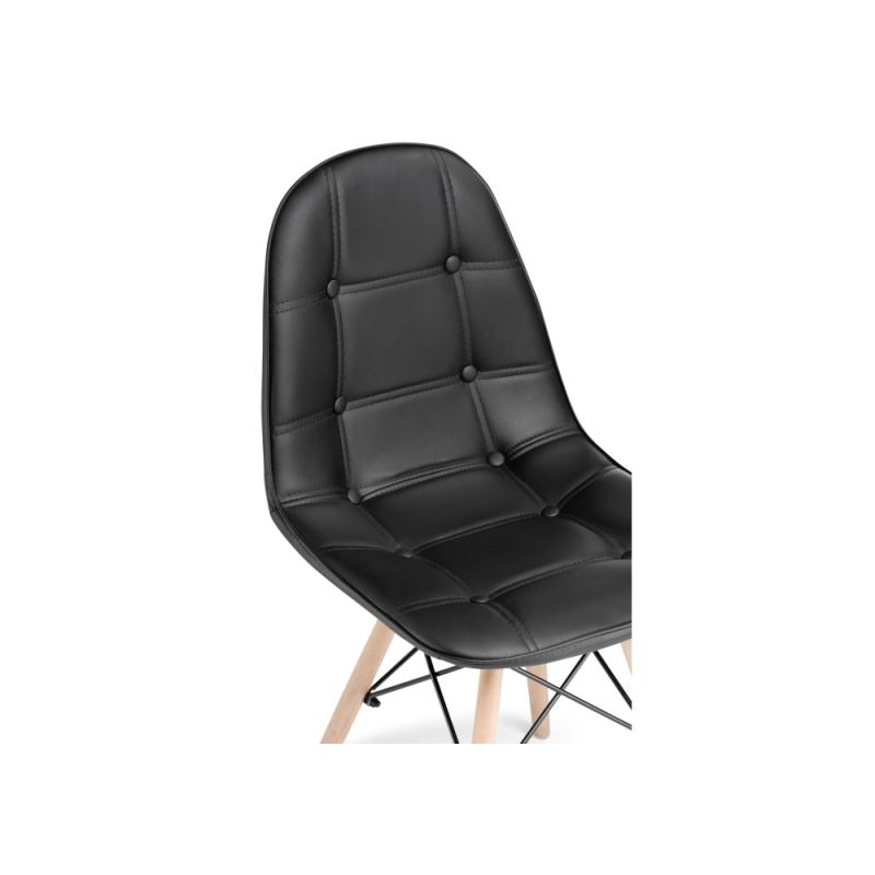 Деревянный стул Kvadro black