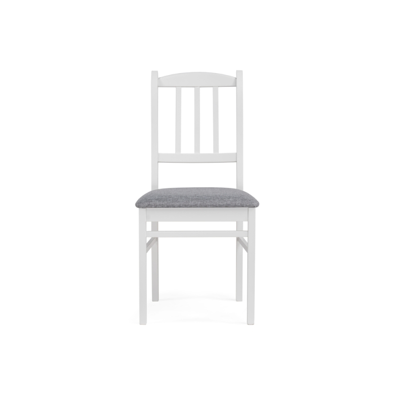 Деревянный стул Мириел белый / серый