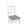 Деревянный стул Мириел белый / серый