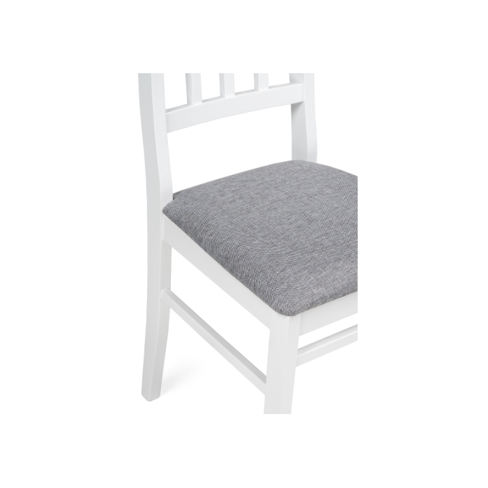 Деревянный стул Мириел белый / серый
