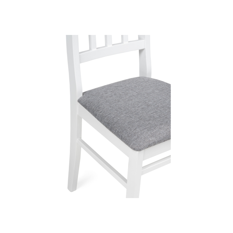 Деревянный стул Мириел белый / серый