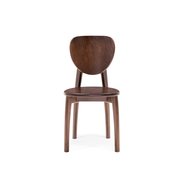 Деревянный стул Окава коричневый венге