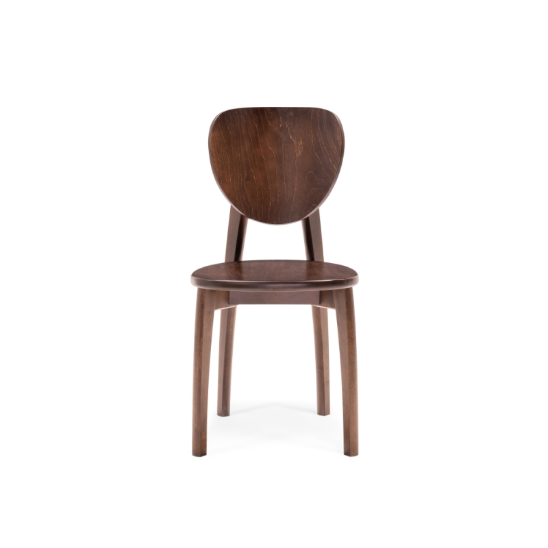 Деревянный стул Окава коричневый венге