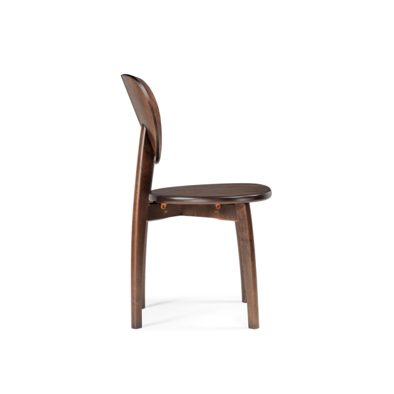 Деревянный стул Окава коричневый венге