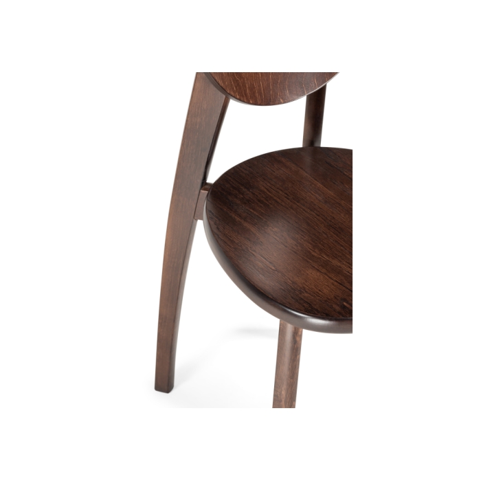 Деревянный стул Окава коричневый венге