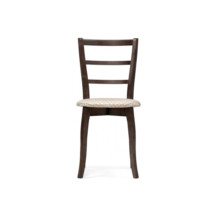 Деревянный стул Сода орех / камелия ромб