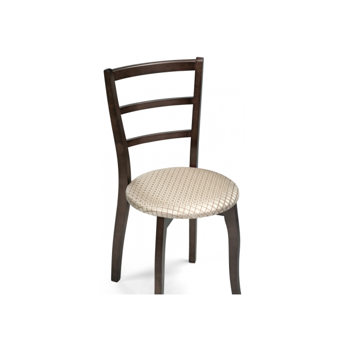 Деревянный стул Сода орех / камелия ромб