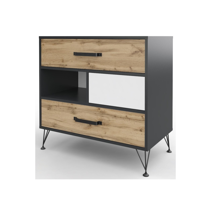 Детская комната Нобира антрацит / дуб ирландский комплектация 1