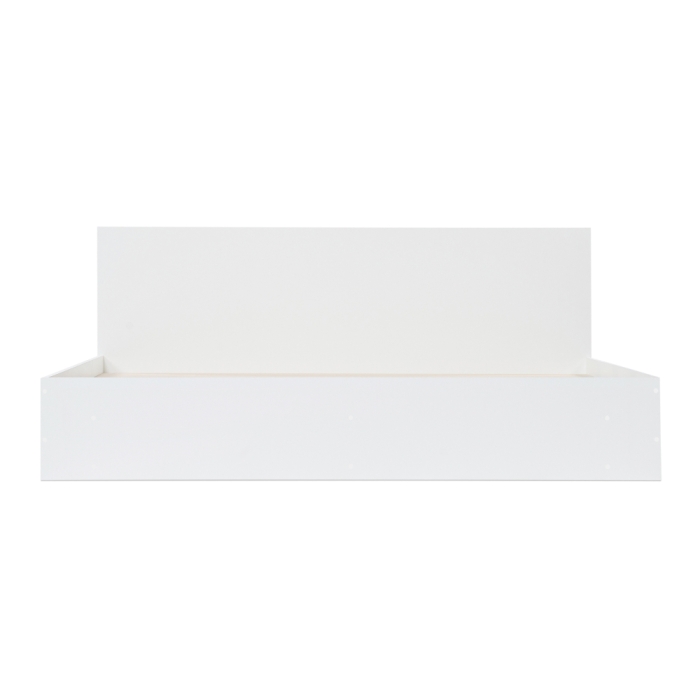 Двуспальная кровать Адайн 160х200 белое дерево / белое дерево