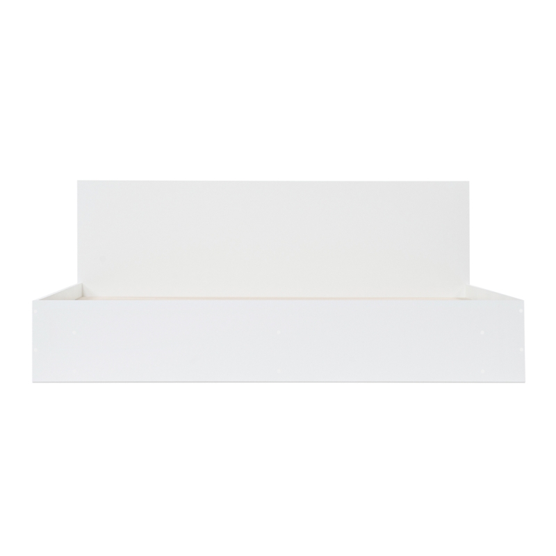 Двуспальная кровать Адайн 160х200 белое дерево / белое дерево