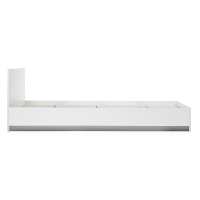 Двуспальная кровать Адайн 160х200 белое дерево / белое дерево