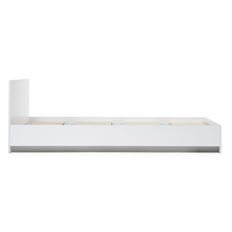 Двуспальная кровать Адайн 160х200 белое дерево / белое дерево