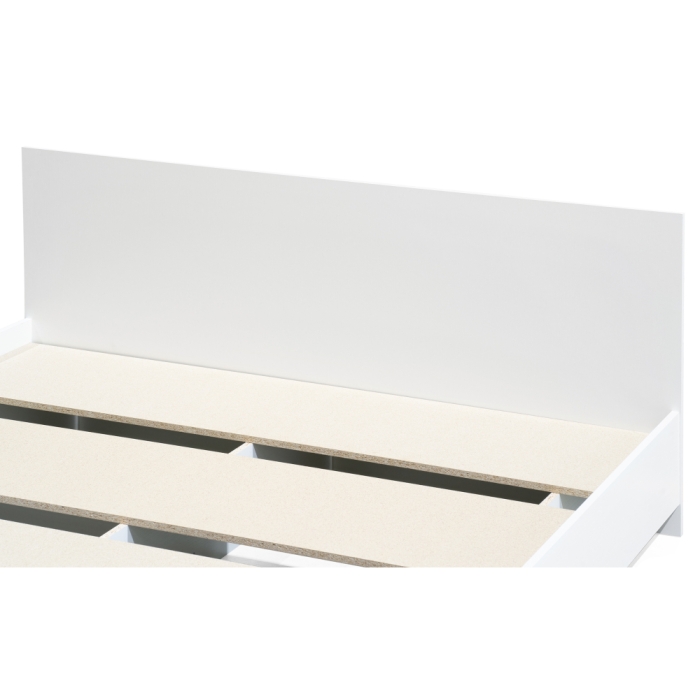 Двуспальная кровать Адайн 160х200 белое дерево / белое дерево