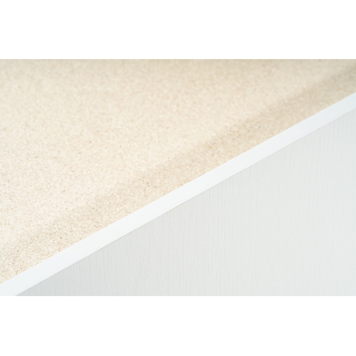 Двуспальная кровать Адайн 160х200 белое дерево / белое дерево