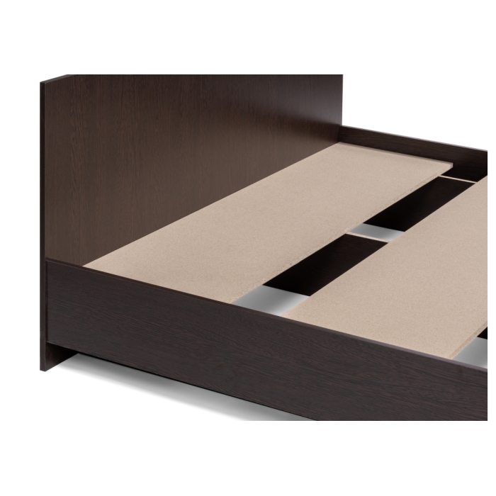 Двуспальная кровать Адайн 160х200 венге / венге