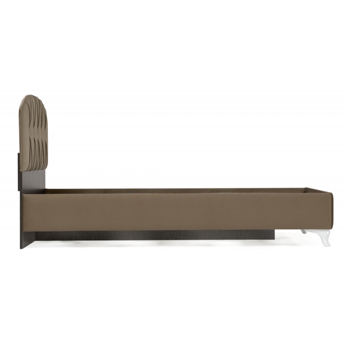 Двуспальная кровать Алберто 160х200 Ажур 22 коричневая