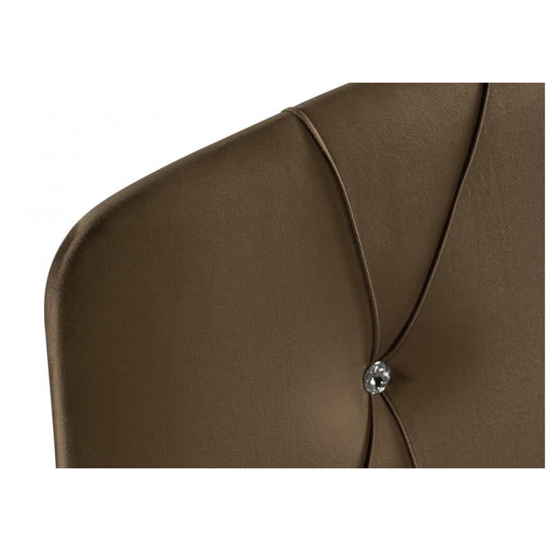 Двуспальная кровать Алберто 160х200 Ажур 22 коричневая