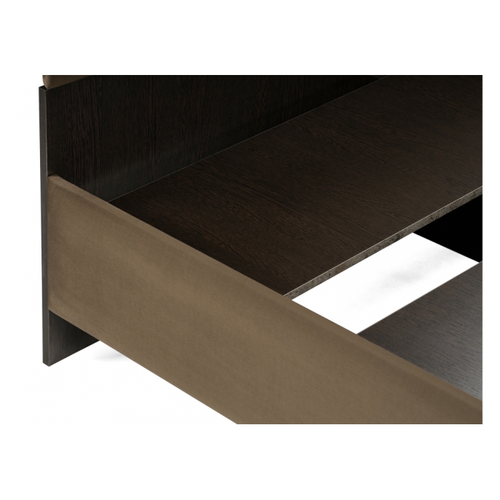 Двуспальная кровать Алберто 160х200 Ажур 22 коричневая