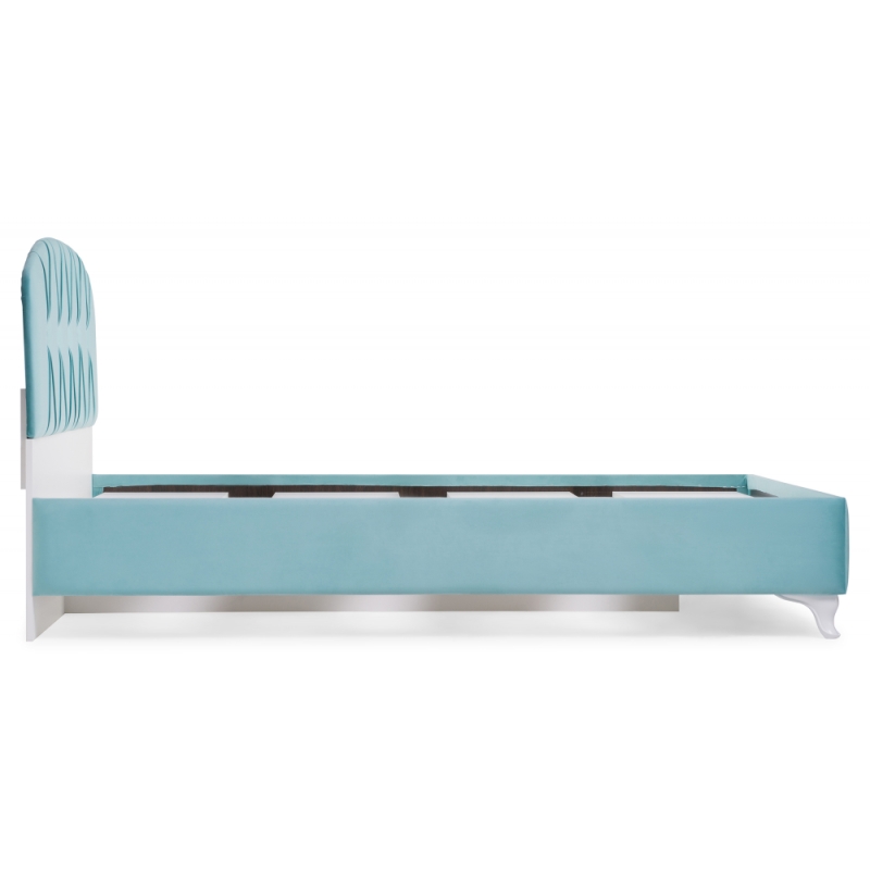 Двуспальная кровать Алберто 160х200 Ажур 38 бирюза