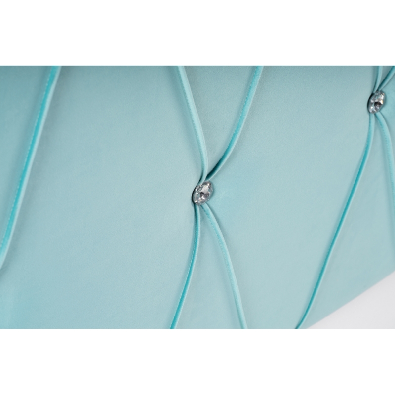 Двуспальная кровать Алберто 160х200 Ажур 38 бирюза