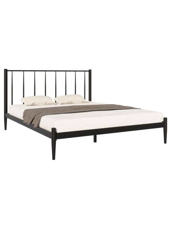 Двуспальная кровать Бри 160х200 черная