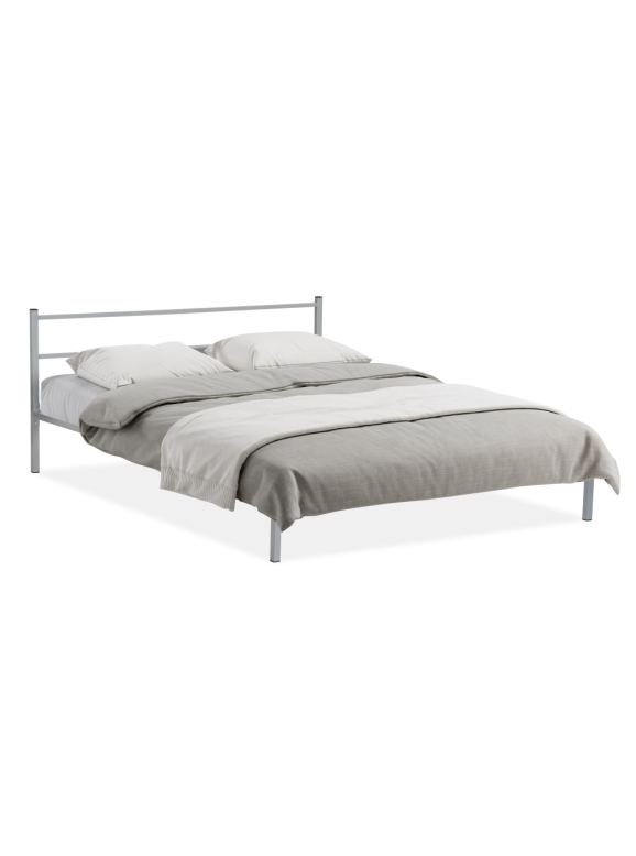 Двуспальная кровать Фади 160х200 серая