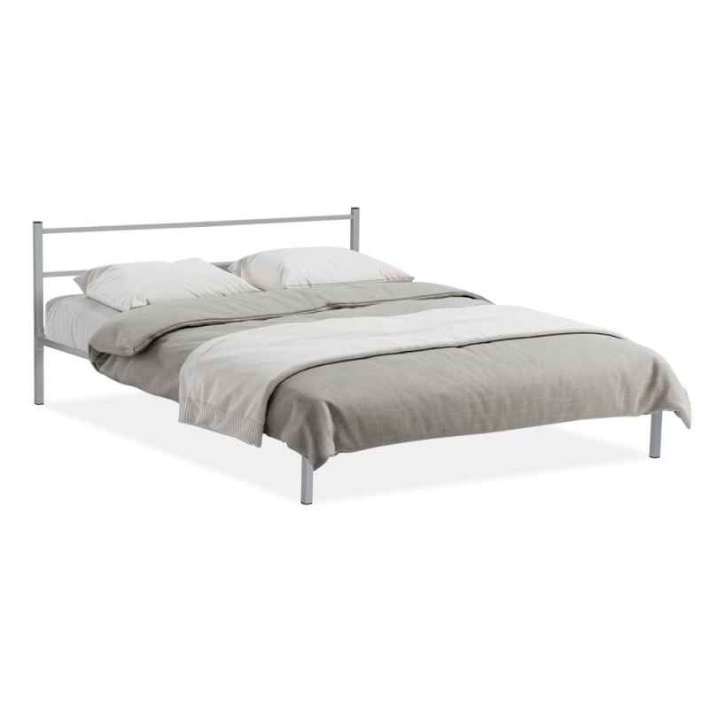 Двуспальная кровать Фади 160х200 серая