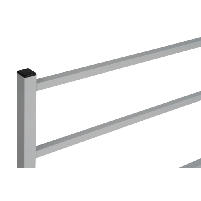 Двуспальная кровать Фади 160х200 серая