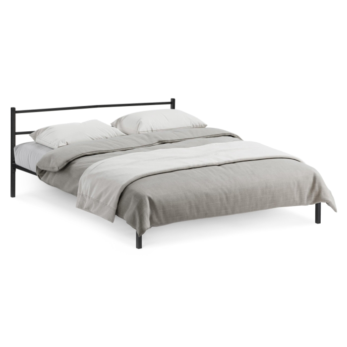 Двуспальная кровать Фади 160х200 черная