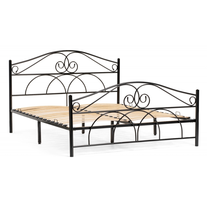 Двуспальная кровать Морика 160х200 черная