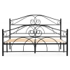 Двуспальная кровать Морика 160х200 черная