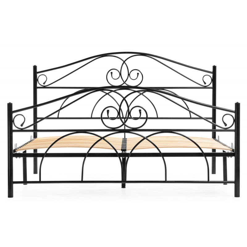 Двуспальная кровать Морика 160х200 черная