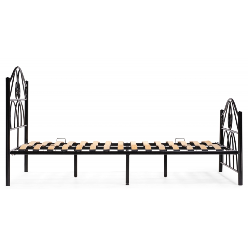 Двуспальная кровать Морика 160х200 черная