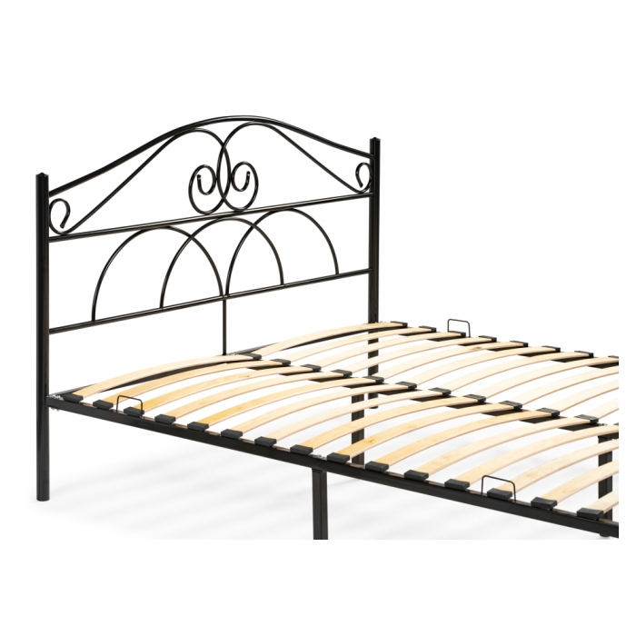 Двуспальная кровать Морика 160х200 черная