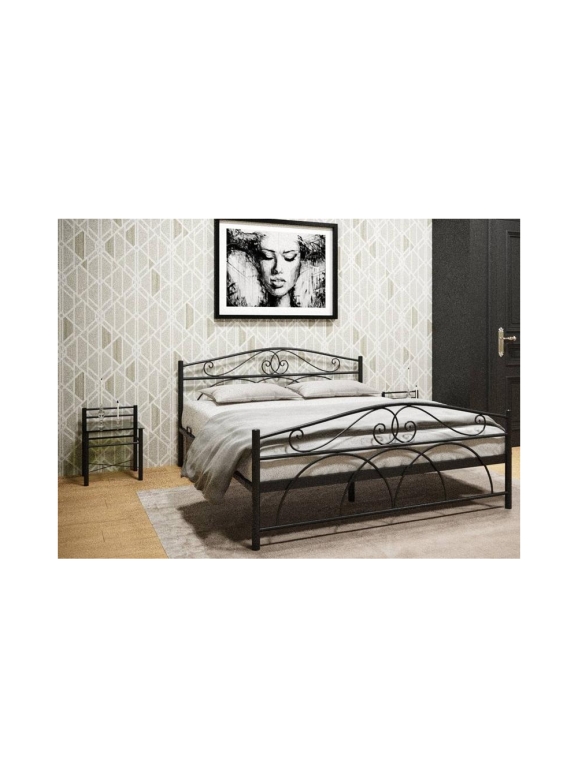 Двуспальная кровать Морика 180х200 черная