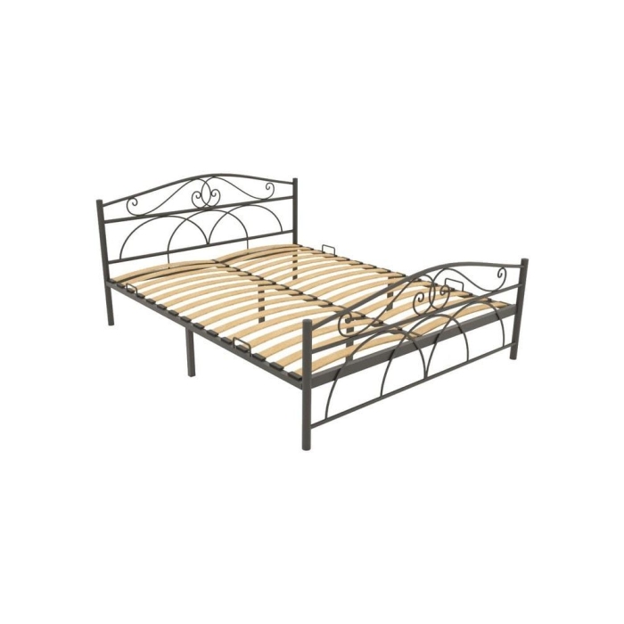 Двуспальная кровать Морика 180х200 черная