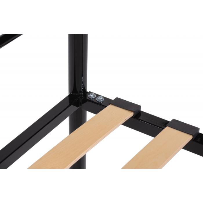 Двуспальная кровать Нерика 180х200 черная