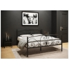 Двуспальная кровать Нерика 180х200 черная