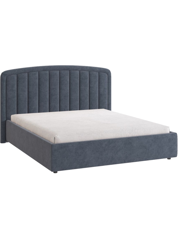 Двуспальная кровать Сиена 2 160х200 с ПМ велюр топаз