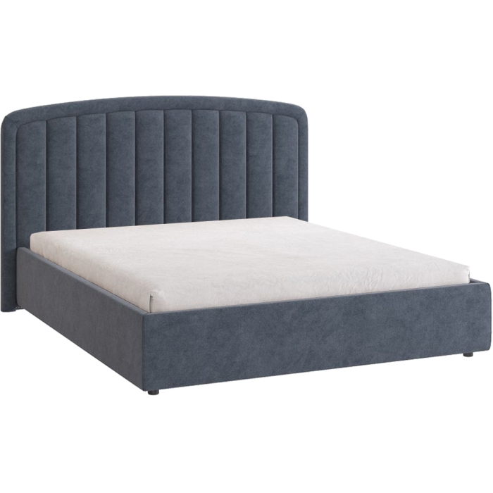 Двуспальная кровать Сиена 2 160х200 с ПМ велюр топаз