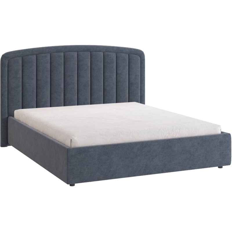 Двуспальная кровать Сиена 2 160х200 с ПМ велюр топаз