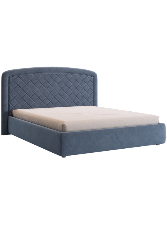 Двуспальная кровать Сильва 2 160х200 с ПМ велюр топаз