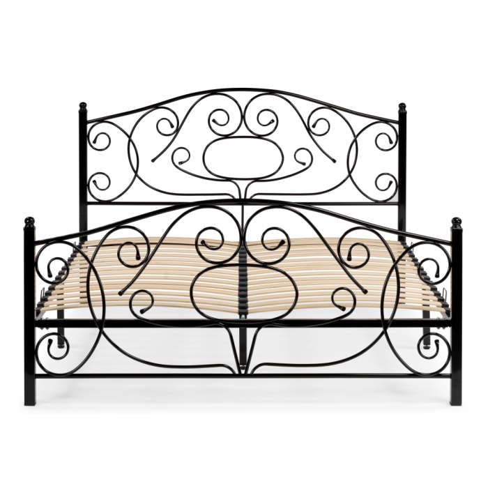 Двуспальная кровать Викси 160х200 черная