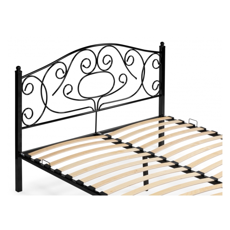 Двуспальная кровать Викси 160х200 черная