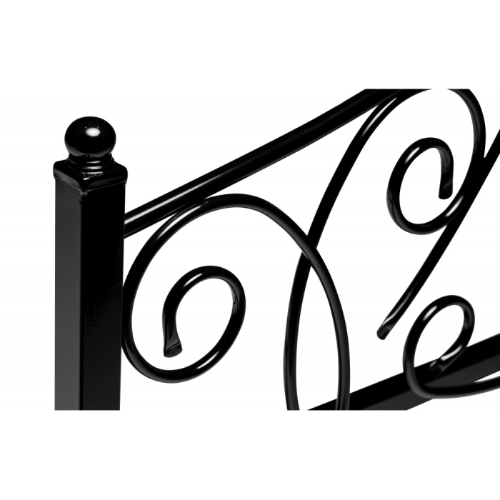 Двуспальная кровать Викси 160х200 черная