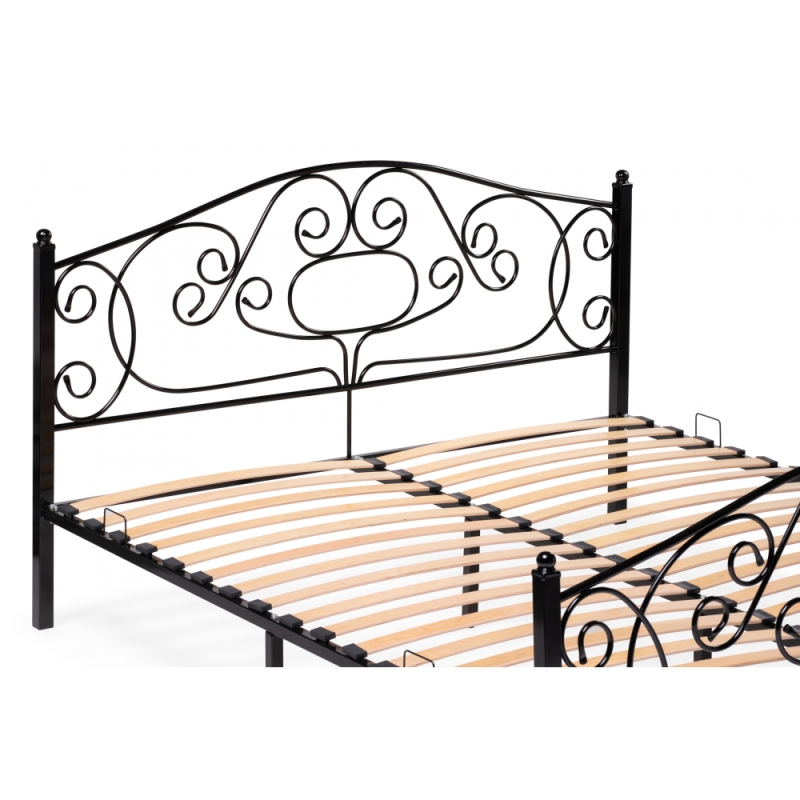 Двуспальная кровать Викси 180х200 черная