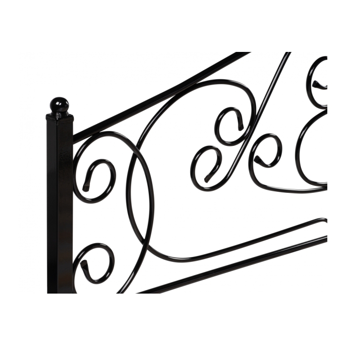 Двуспальная кровать Викси 180х200 черная